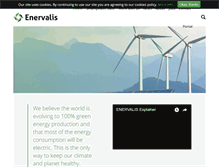 Tablet Screenshot of enervalis.com